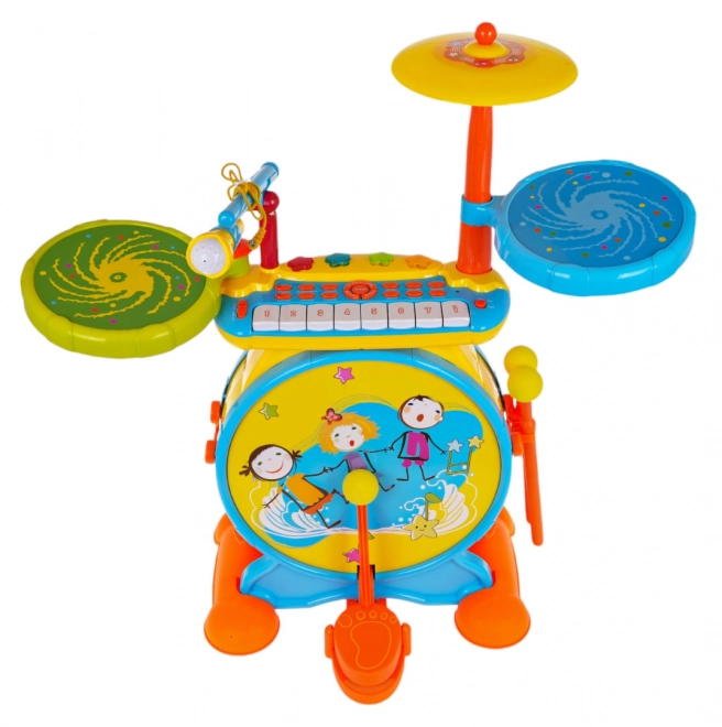 drum set with keyboard happy band