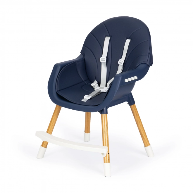 2-in-1 Feeding Chair Dark Blue