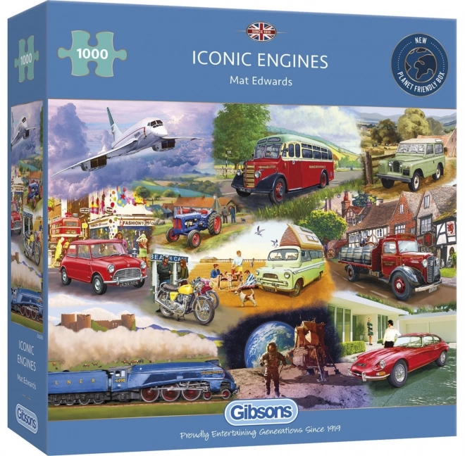 Gibsons Iconic Vehicles Puzzle