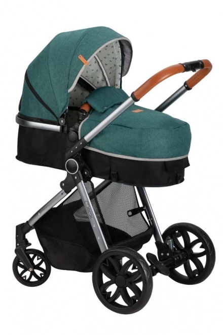 Versatile Green Baby Stroller 2-in-1 MoMi LIMURU