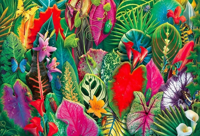 Trefl Puzzle Blooming Paradise: Tropical Greenery 1500 Pieces