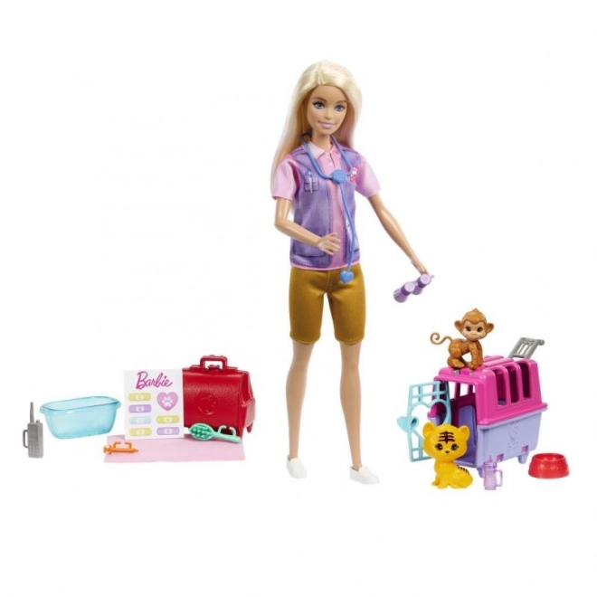 Barbie Rescues Animals Doll - Blonde