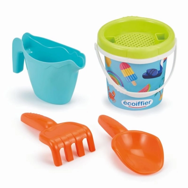 Holiday Sand Bucket with Watering Can and Accessories