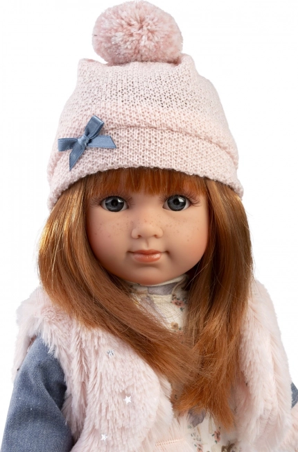 Realistic Doll with Soft Fabric Body 35 cm Llorens NICOLE