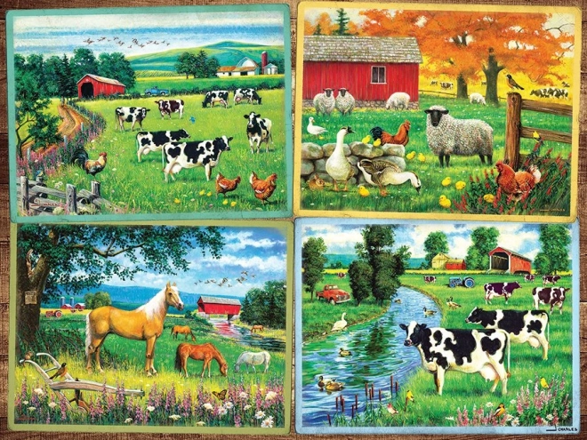 Cobble Hill Country Friends XL Jigsaw Puzzle