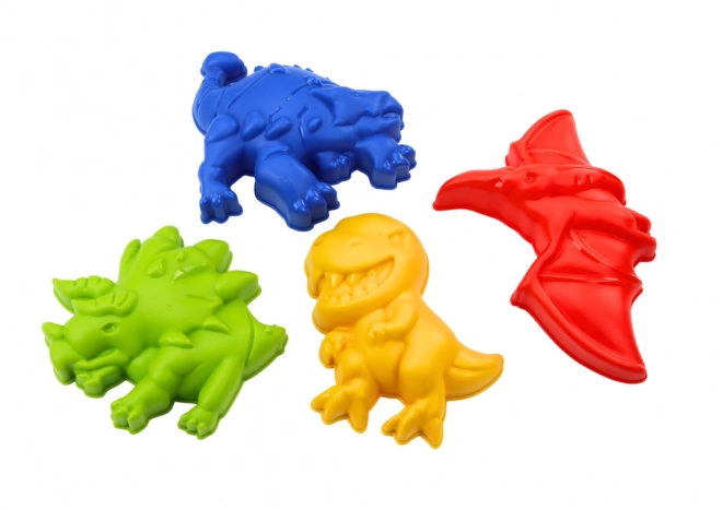 Sand Play Set with Bucket and Dinosaur Molds