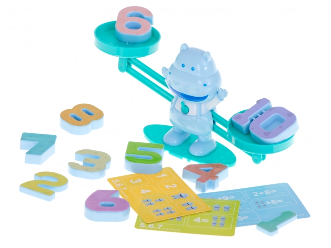 Educational Hippo Balance Scale for Math Learning