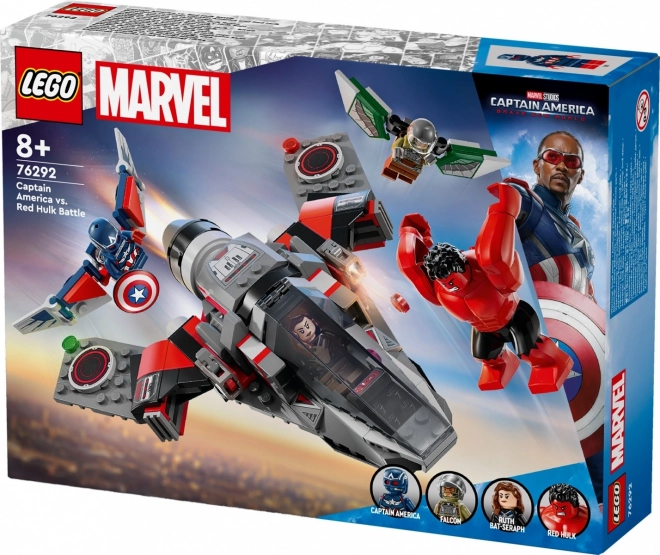 Lego Marvel Captain America Vs Red Hulk Battle Set