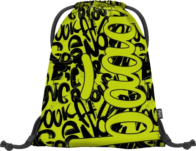 Lime Drawstring Bag