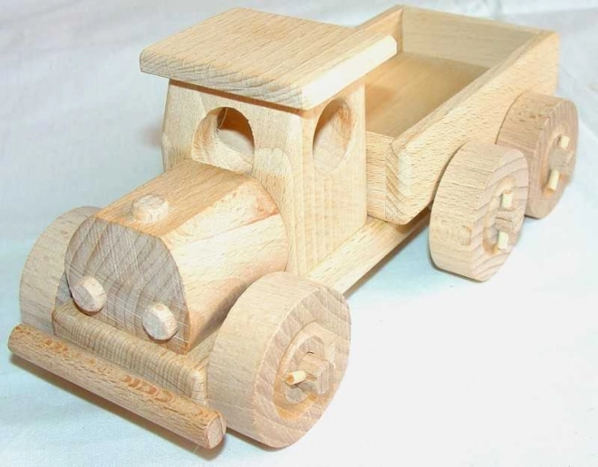 Wooden Dump Truck Toy