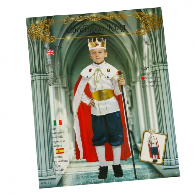 Carnival King Costume Size M