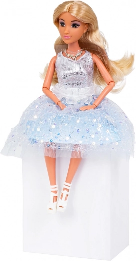 Dolgi blond lasje za česanje in pletenje