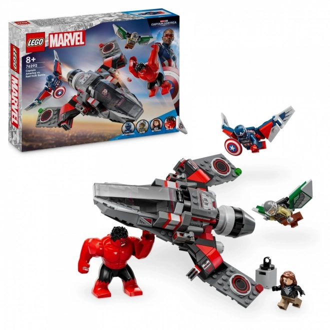 Lego Marvel Captain America Vs Red Hulk Battle Set