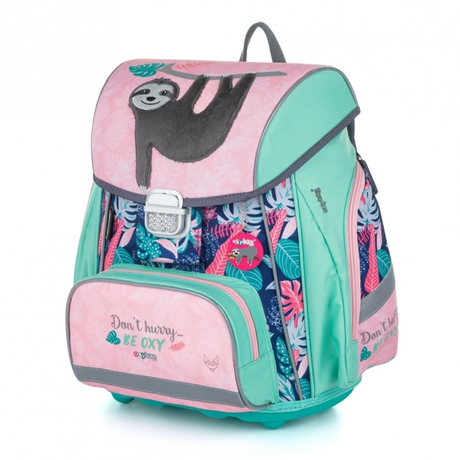 Premium School Backpack with Sloth Design