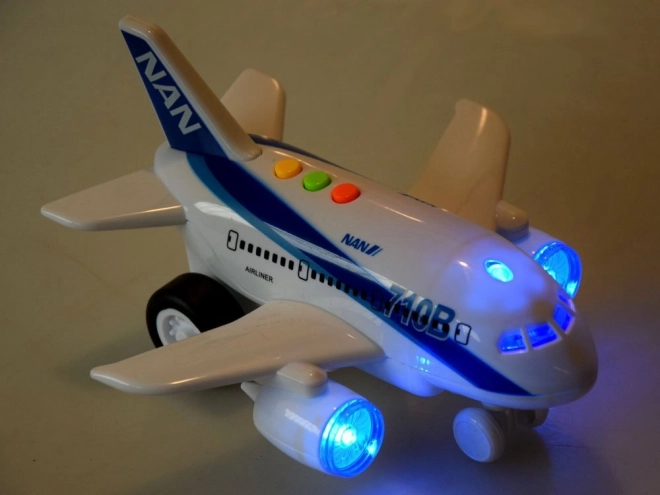 Interactive Airplane Toy with Sound and Light