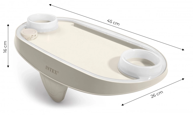 Cup holder with LED lighting and space for tablet, phone SPA INTEX 28520