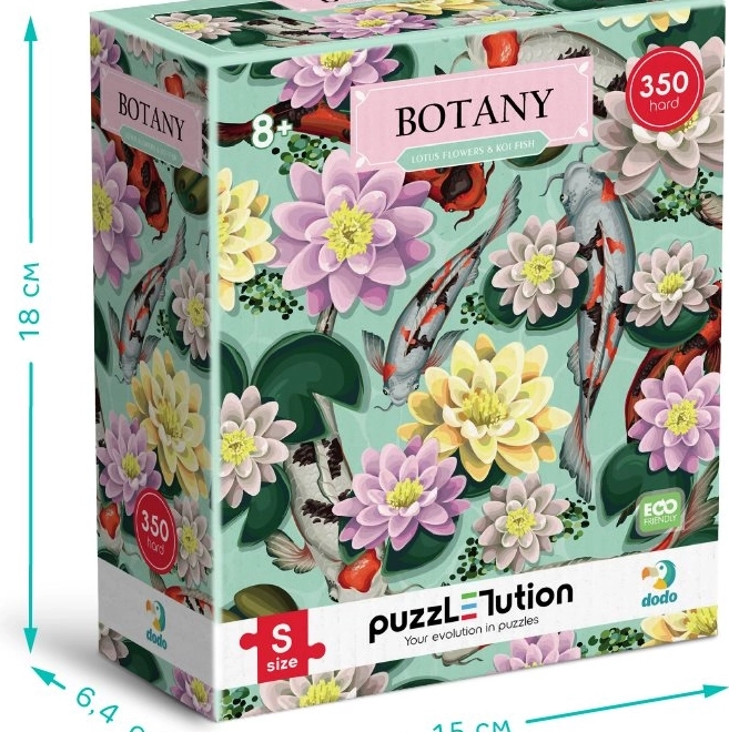 Puzzel Botanica: Lotusbloemen en koi karpers 350 stukjes