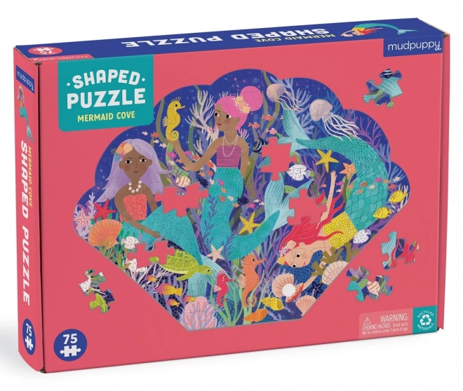 Mudpuppy shell-shaped mermaid cove puzzle