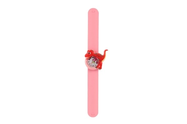 Children's self-winding dinosaur silicone watch