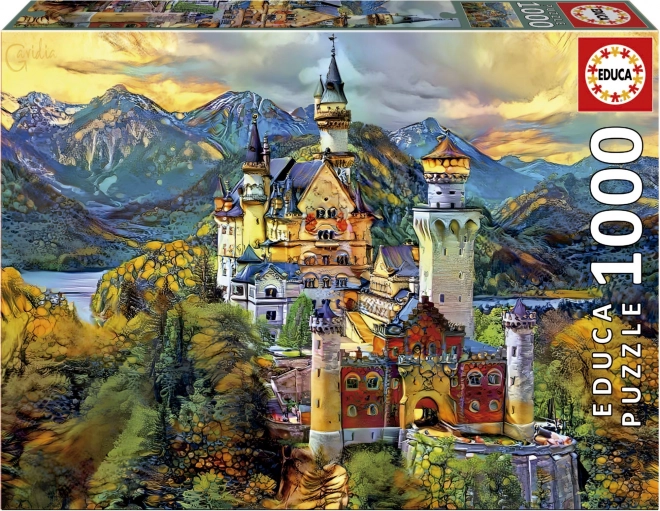 Educa Neuschwanstein Castle Puzzle 1000 Pieces