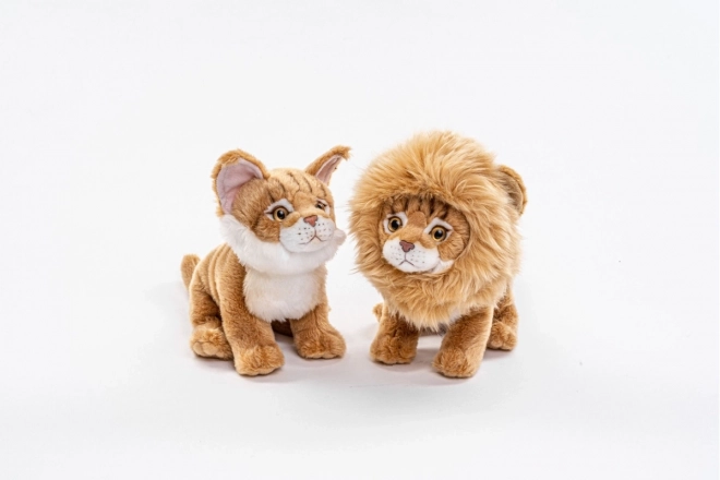 Plush Cat with Removable Mane