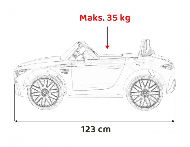 Fahrzeug Mercedes Benz AMG SL63 – Weiß