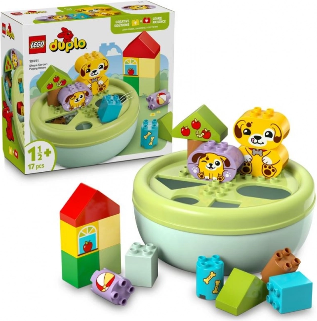 LEGO Duplo Sortowanie kształtów Domek dla szczeniąt