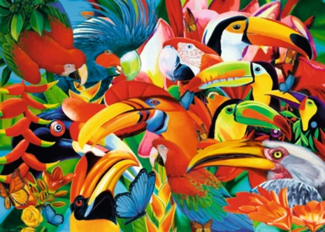 Trefl puzzle colorful birds 500 pieces