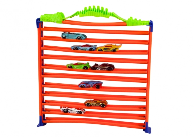 2-in-1 Garage and Race Track Set