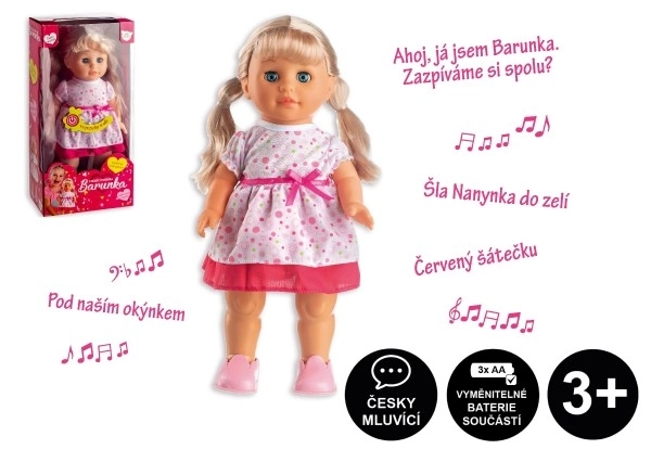 Walking and Singing Doll Barunka