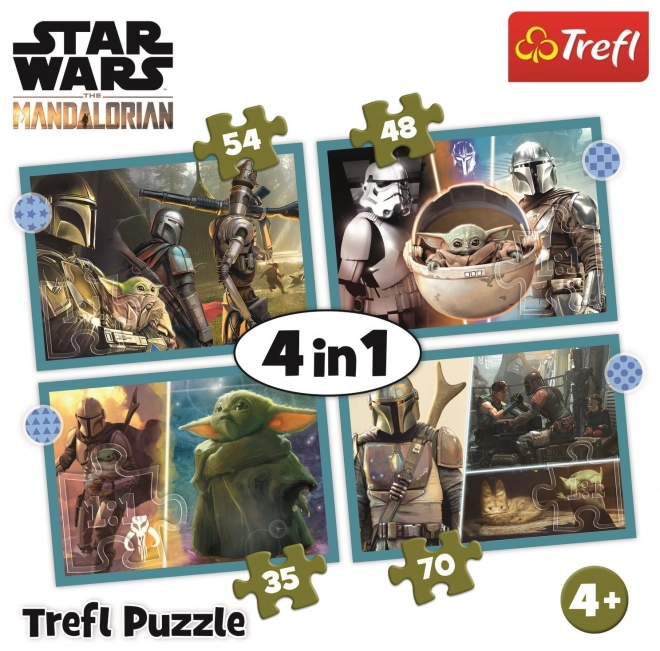 Trefl Star Wars Mandalorian Progressive Puzzle Set