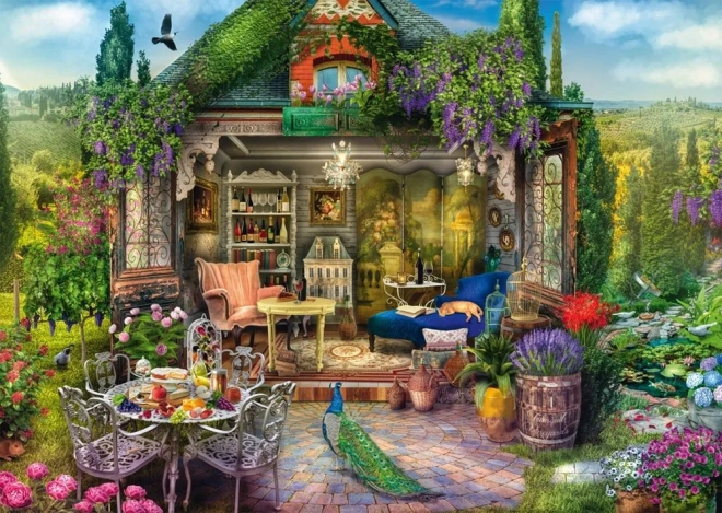 Puzzle giardino tra i vigneti 1000 pezzi