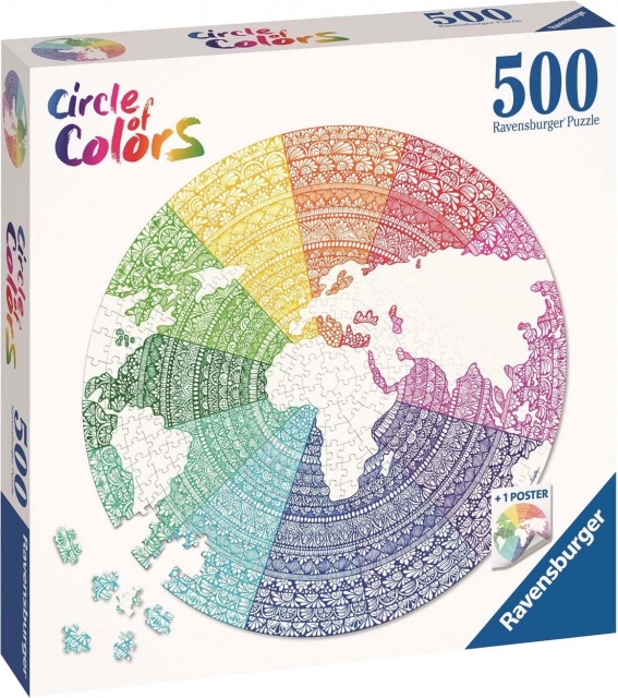 Ravensburger Puzzle Farbkreis Mandala 500 Teile