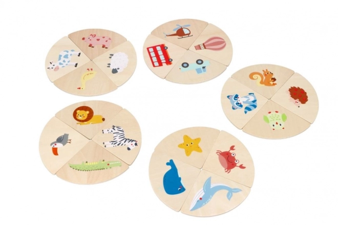 Touch and Recognize - Wooden Sensory Game