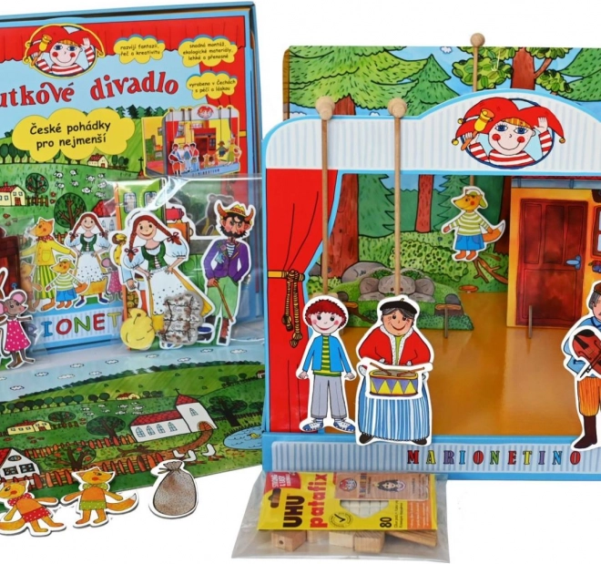 Teatro delle marionette fiabe ceche per bambini