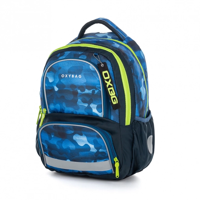 Oxy Next Camo Blue School Backpack