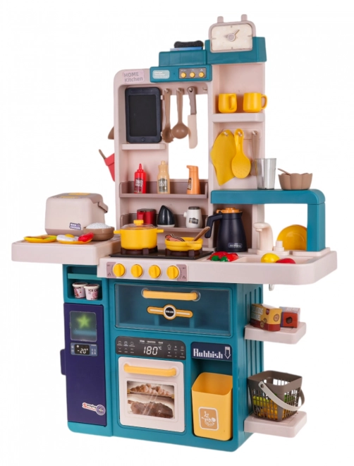 Interactive Child's Kitchen Set with Lights, Sound, and Water Features