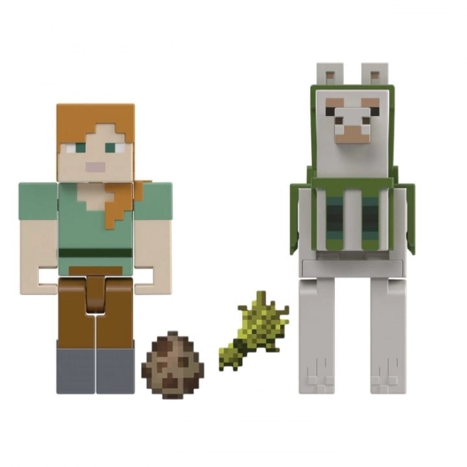 Minecraft Alex and Llama Figures Set