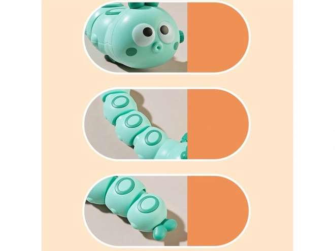 Charming Wind-Up Caterpillar Toy for Kids