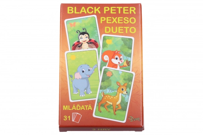 Baby Animal Black Peter Card Game