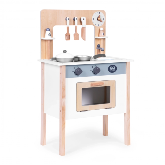 Children's Wooden Kitchen Set with Accessories by ECOTOYS