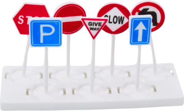 Cars and traffic signs for learning and fun