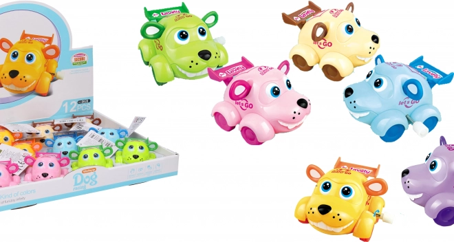 Cane in plastica a carica 8 cm