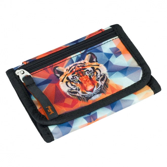 Wallet with Neck Strap - Tiger Design by BAAGL