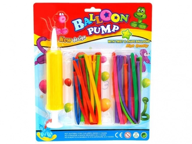 Long Balloons for Modeling with Pump