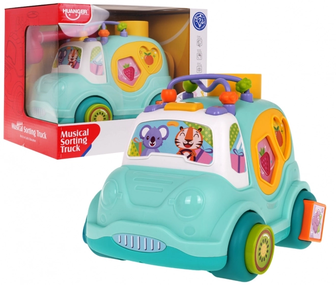 Multifunctional Toy Bus with Shape Sorter