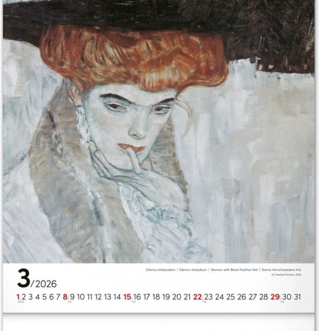 Wall Calendar Gustav Klimt 2026