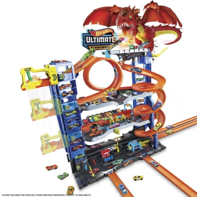 Hot Wheels City Mega Garage Dragon Attack Set