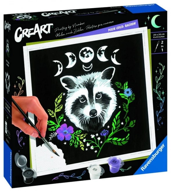 Ravensburger CreArt Pixie Cold Edition Raccoon