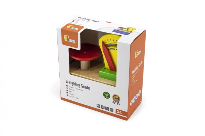 Wooden Weighing Scale Toy